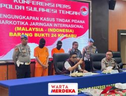 Polisi Gagalkan Peredaran 24 Kg Sabu di Palu, 3 Pelaku Ditangkap