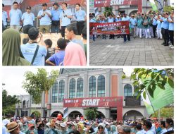Meriah dan Humanis, May Day 2025 di Trenggalek Dirayakan dengan Jalan Sehat dan Donor Darah