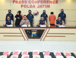 Berhasil Gagalkan Penyelundupan Sabu 21 Kg Jaringan Internasional, Polda Jatim Selamatkan 100 Ribu Jiwa