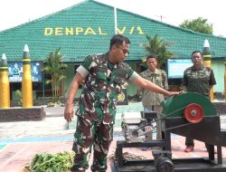 Denpal V/1 Madiun Ciptakan Mesin Pencacah Pakan Ternak Berkemampuan Tinggi
