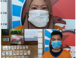 Sepasang Pengedar Barang Haram jenis sabu Di Amankan Polisi di Wonokromo