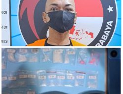 Tukang parkir nyambi jualan sabu di ringkus polrestabes surabaya