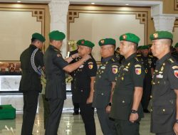 Pangdam V/Brawijaya Lantik Danrem 083/Baladhika dan Kajasdam V/Brawijaya