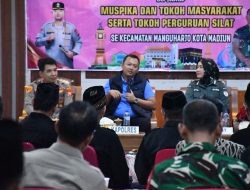 Silaturahmi Kapolres Madiun Kota dengan Tokoh Pencak Silat Jalin Kerja Sama, Jaga Kamtibmas Jelang Suro