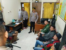 Operasi Pekat di Wilayah Wonocolo Tujuh Orang Terjaring dalam Upaya Penertiban Masyarakat