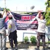 Cegah Aksi Premanisme, Polres Nganjuk Pasang Banner Imbauan di Titik Strategis