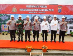 Kapolri Ground Breaking Asrama Polresta Samarinda, Komitmen Polri Tingkatkan Pelayanan kepada Masyarakat