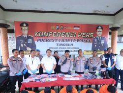 Operasi Pekat Semeru 2025  Polresta Banyuwangi Ungkap 25 Kasus  Amankan 37 Tersangka