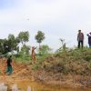 Mitigasi, Kapolres Sumenep Cek Lokasi Tanggul Jebol di Desa Patean