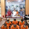 Polres Madiun Kota Berhasil Amankan Belasan Tersangka Kasus Pengeroyokan dan Penganiayaan