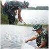 Tabur 8.000 Bibit Ikan, Kasrem 081/DSJ Singgung Manfaat Ganda Bagi Masyarakat