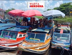 Kondisi Pelabuhan Kapal Motor dan Speed Boat Tulung Selapan Masih Biasa Saja