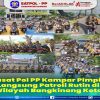 Kasatpol PP Kab. Kampar Pimpin Patroli Rutin Di Kota Bangkinang.