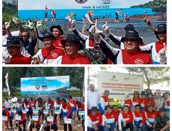 Kodim 0817/Gresik Dukung Aksi Penanaman 120.000 Mangrove Di Rth Desa Pangkah Wetan
