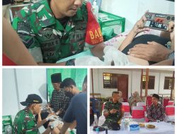 Babinsa Sertu Sofyan Turut Bantu Proses Khitan Massal di Desa Kramat