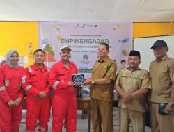 EMP Energi Gandewa Gelar Program “EMP Mengajar” Bertema Edukasi Lingkungan di SDN 012 , Lapangan Batang, Kepenghuluan Rantau Bais