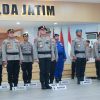 Polda Jawa Timur Ikuti Upacara Pemuliaan Nilai – nilai Luhur Tribrata Sambut Hari Bhayangkara ke -79