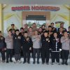 Dikukuhkan Polres Mojokerto Satgas PAM Sentot Prawirodirdjo Siap Jaga Malam Satu Suro