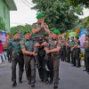 Kodim 0817/Gresik Gelar Tradisi Pisah Sambut Komandan Kodim, Letkol Inf Fadly Subur Karamaha Resmi Jabat Dandim
