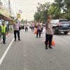 Sinergitas Polres Madiun bersama TNI Siagakan Ratusan Personel Jaga Kondusifitas Satu Suro