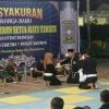 Babinsa Bungah Dukung Pengamanan Tasyakuran Warga Baru PSHT di Desa Melirang