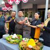 Kokohkan Sinergitas, Koramil 0830/19 Karangpilang Ikuti Olahraga Bersama Tiga Pilar Dukuh Pakis