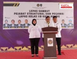 Muhammad Yusuf Pamungkas Resmi Jabat KPLP Lapas Kayuagung, Siap Perkuat Keamanan Pintu Utama