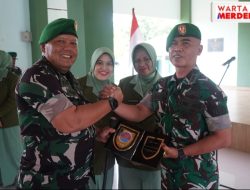 Dandim 0402/OKI Pimpin Acara Sertijab PAMA