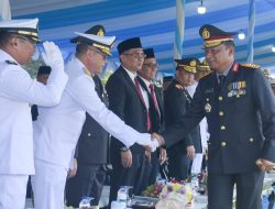 Wujud Sinergitas TNI-Polri, Dankodikmar Hadiri Upacara HUT Ke-79 Bhayangkara