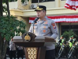 Apel Pergeseran Pasukan, Polres Nganjuk Siap Amankan Ribuan Peserta Pengesahan Warga Baru PSHT
