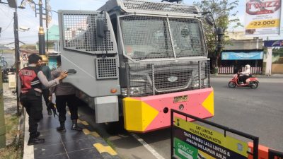Suran Agung Polres Madiun Kota Rekayasa Lalin Sesuai Maklumat Aman Suro 2025