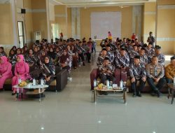 Peringati HUT ke-26, PP Polri Nganjuk Gelar Syukuran dan Pemotongan Tumpeng