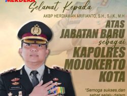 Tongkat Estafet Polres Mojokerto Kini Beralih ke AKBP Herdiawan Arifianto SH., SIK., MH.