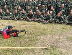 Giat Menembak Awali Lattek Berganda Dikmata TNI AL XLV/I