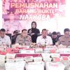 Polda Jatim Tegaskan Perang Terhadap Narkoba: 5,7 Juta Butir Narkotika Dimusnahkan, 3.022 Kasus Diungkap