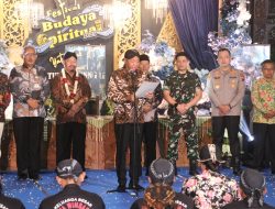 Bersama Forkopimda Tulungagung, Dandim Ikuti Prosesi Pembukaan Festival Budaya Spiritual 2025