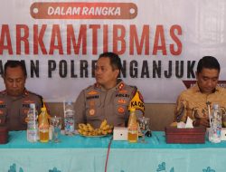 Silaturahmi Kamtibmas, Kapolres Nganjuk Gandeng Forkopimcam Bahas Kerawanan Wilayah