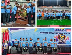 Dandim 0817/Gresik Hadiri Pembukaan Turnamen Voli Kapolres Gresik Cup 2025, Meriahkan Hari Bhayangkara ke-79