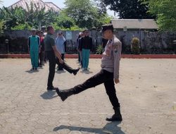 Pelda Yoga Arifianto latih Paskibraka Kec. Tanah Merah untuk HUT RI ke-80