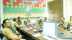 Bupati dan Wakil Bupati Kampar Ikuti Rakor Pengendalian Inflasi Bersama Mendagri