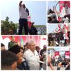 Beberapa Elemen Masyarakat Gruduk Dinas Koperasi dan UMKM Jawa Timur Diduga Ada Kecurangan Pengadaan Barang