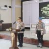 Kapolres Nganjuk Pimpin Sertijab Empat Kapolsek dan Pengukuhan Tiga Pejabat Baru
