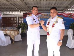 Sambut Tugas Baru, Laksma TNI Alan Dahlan Terima Naskah Memorandum