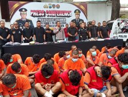 Polrestabes Surabaya Ringkus 49 Pelaku Curanmor, Motor Dikembalikan Gratis ke Korban
