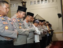 Polres Lamongan Gelar Sholat Ghoib Doakan Affan Kurniawan