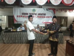 Serah Terima Jabatan Kepala Desa Menganti Berlangsung Khidmat, Koramil 0817/04 Menganti Hadir Berikan Dukungan