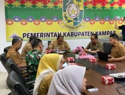 Wakili Bupati Kampar, Asisten II Setda Kampar Suhermi Ikuti Rakor Pengendalian Inflasi Bersama Mendagri Melalui Zoom Meeting