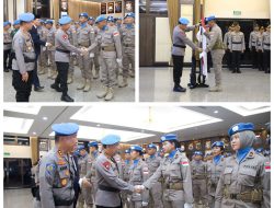Kapolri Lepas Satgas FPU 7 MINUSCA dalam Misi Perdamaian PBB di Afrika Tengah