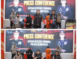 Polres Kediri Kota Amankan Lima Tersangka Pengeroyokan 2 Diantaranya ABH