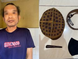 Polsek Semampir Amankan Residivis, Terekam CCTV Saat Curi Tas di Masjid Sunan Ampel.